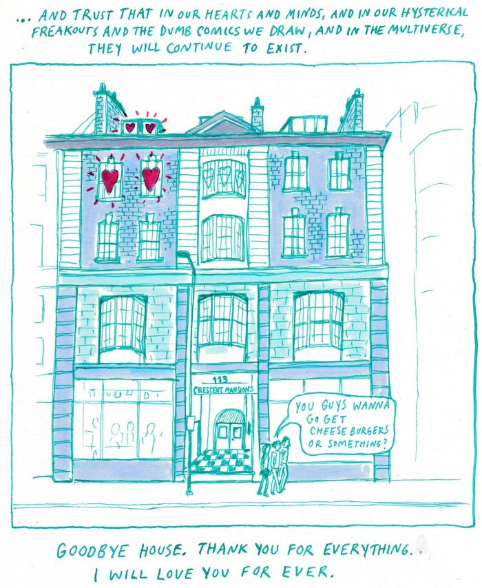 From my comic "Goodbye House" 2015, which first appeared on rookiemag.com and was subsequently printed in Rookie Yearbook 4