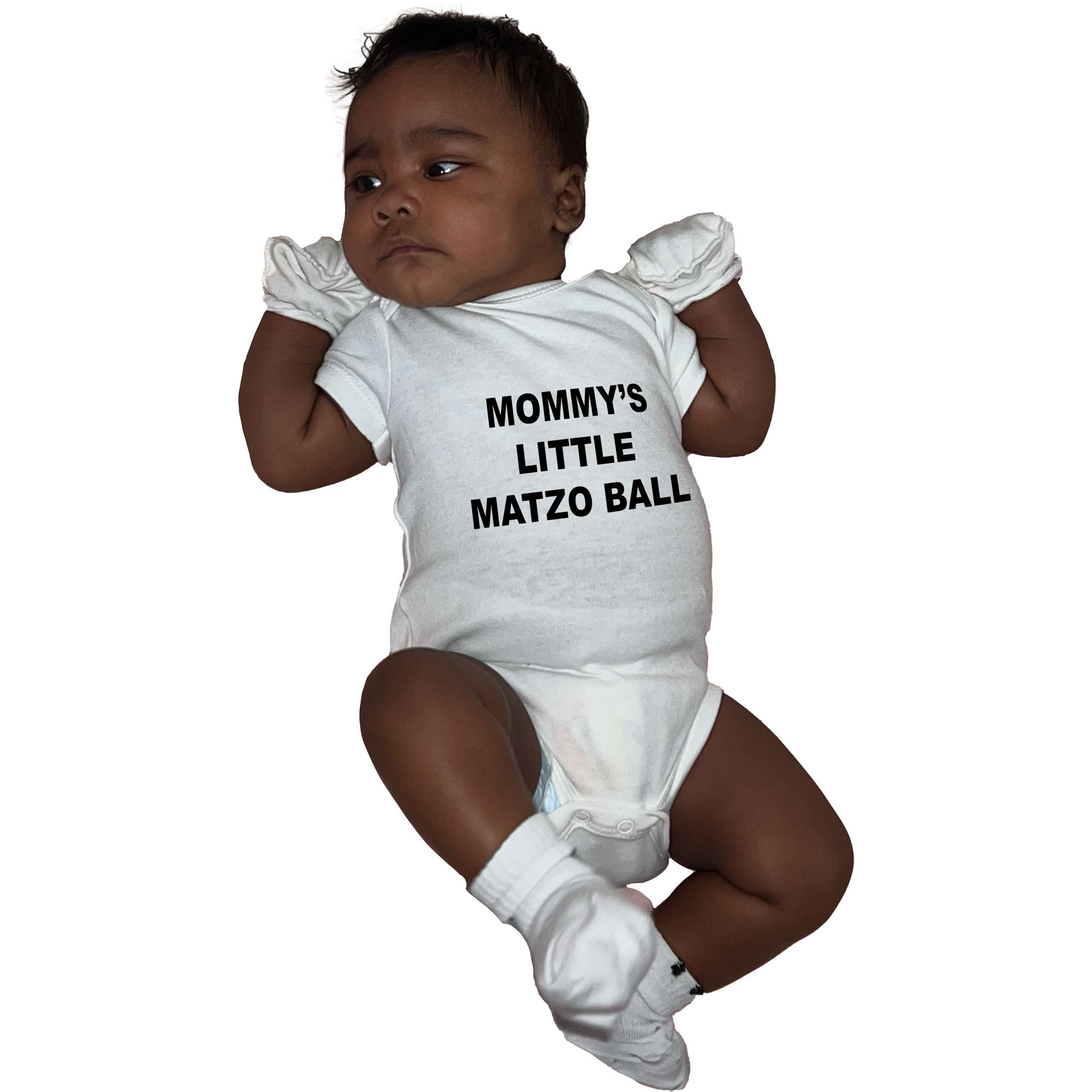 MOMMY'S LITTLE MATZO BALL ONESIE
