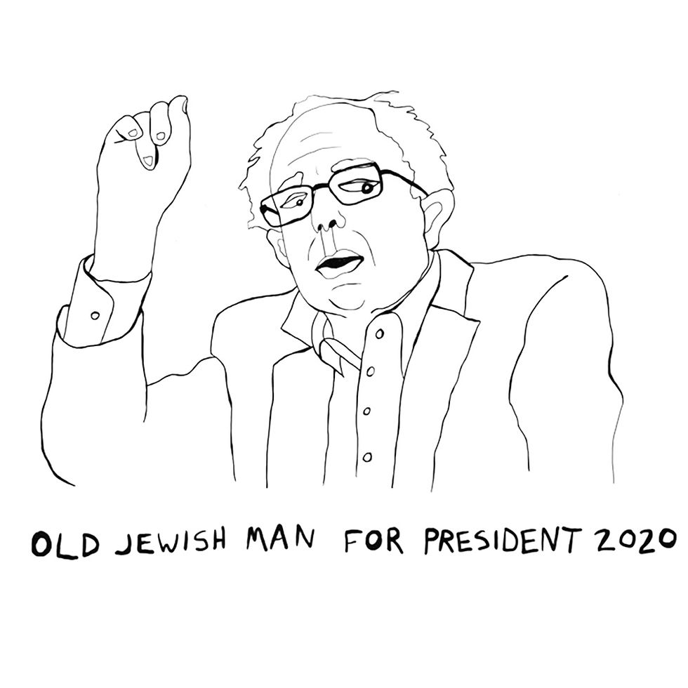 Thumbnail: OLD JEWISH MAN FOR PRESIDENT 2020 LONG SLEEVE