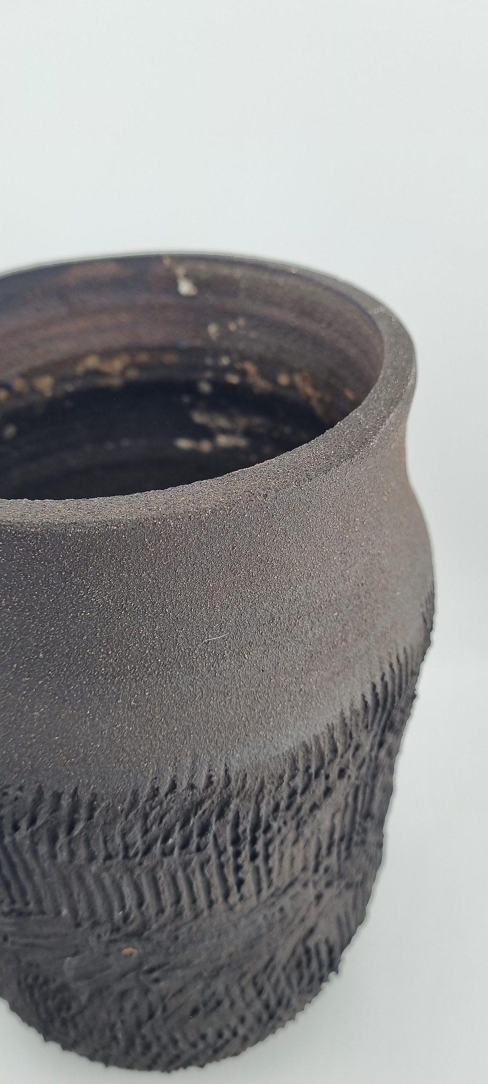 Miniature : VASE NOIR GRIFFE