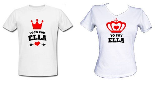 Miniatura: PLAYERA BLANCA CUELLO REDONDO PAREJA