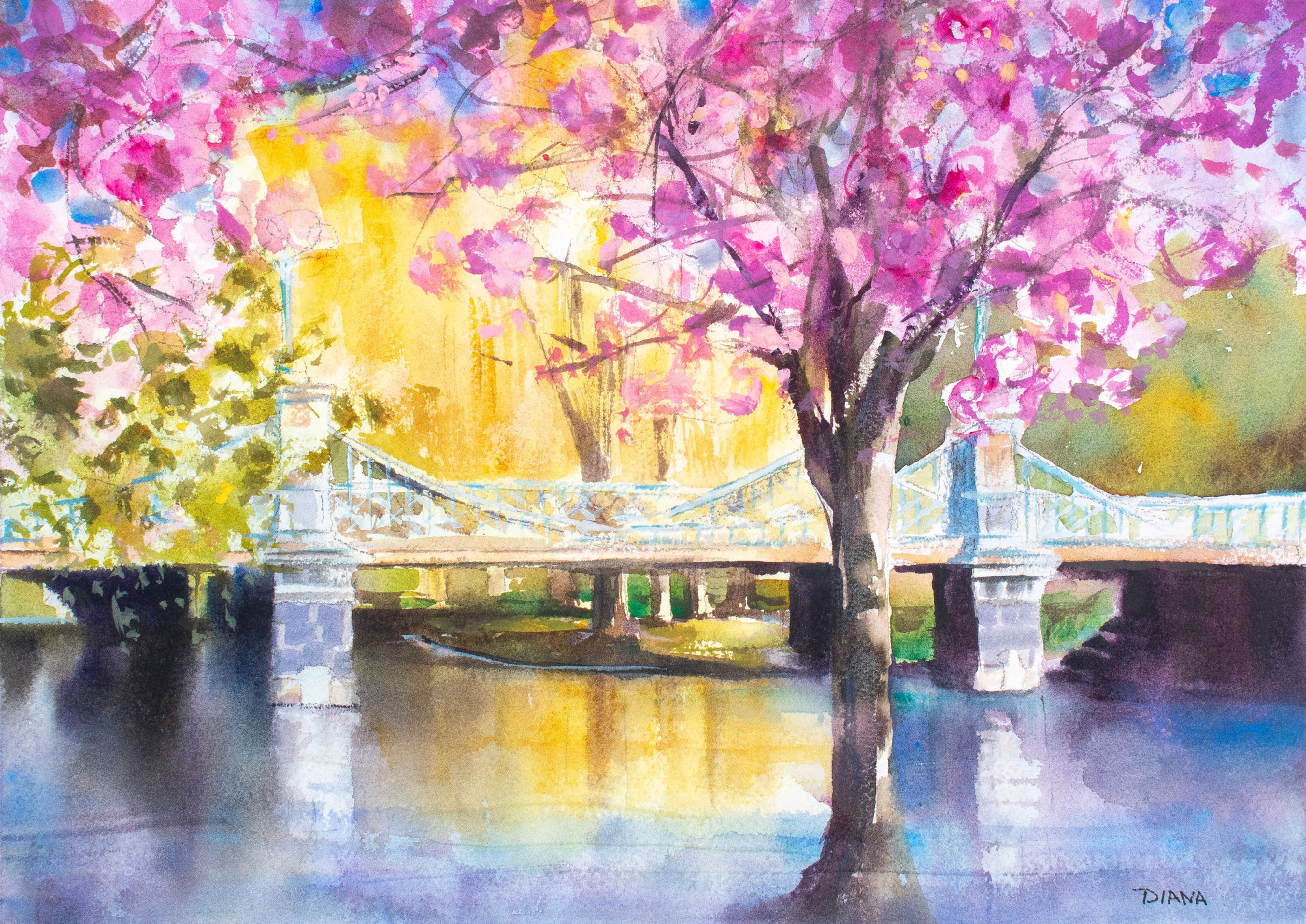 Boston Public Garden in Spring