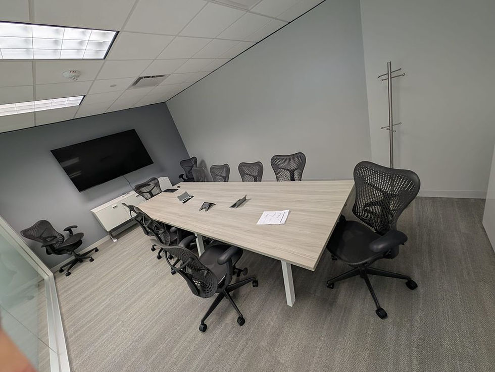 Meeting Room with empty chairs
