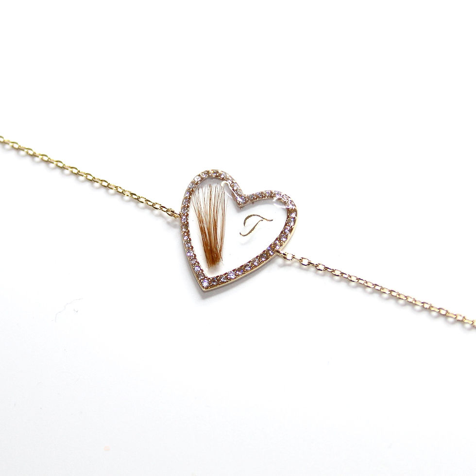 Miniature : Bracelet "Amour éternel" Plaqué Or