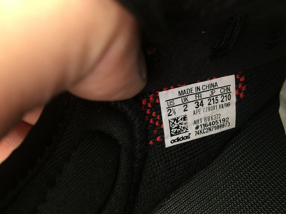 Miniatura: Yeezy Boost 350 Infant “Black Red”