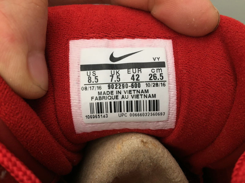 Miniatura: Supreme x Nike Air More Uptempo red