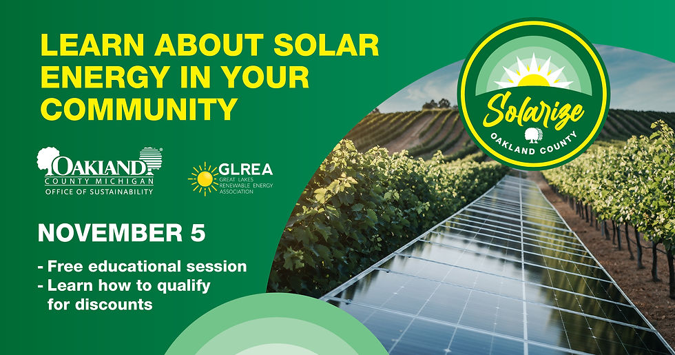 Oakland County Solarize 7 - Lake Orion