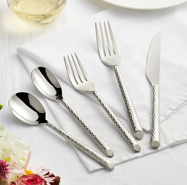 Iris Hammered Flatware