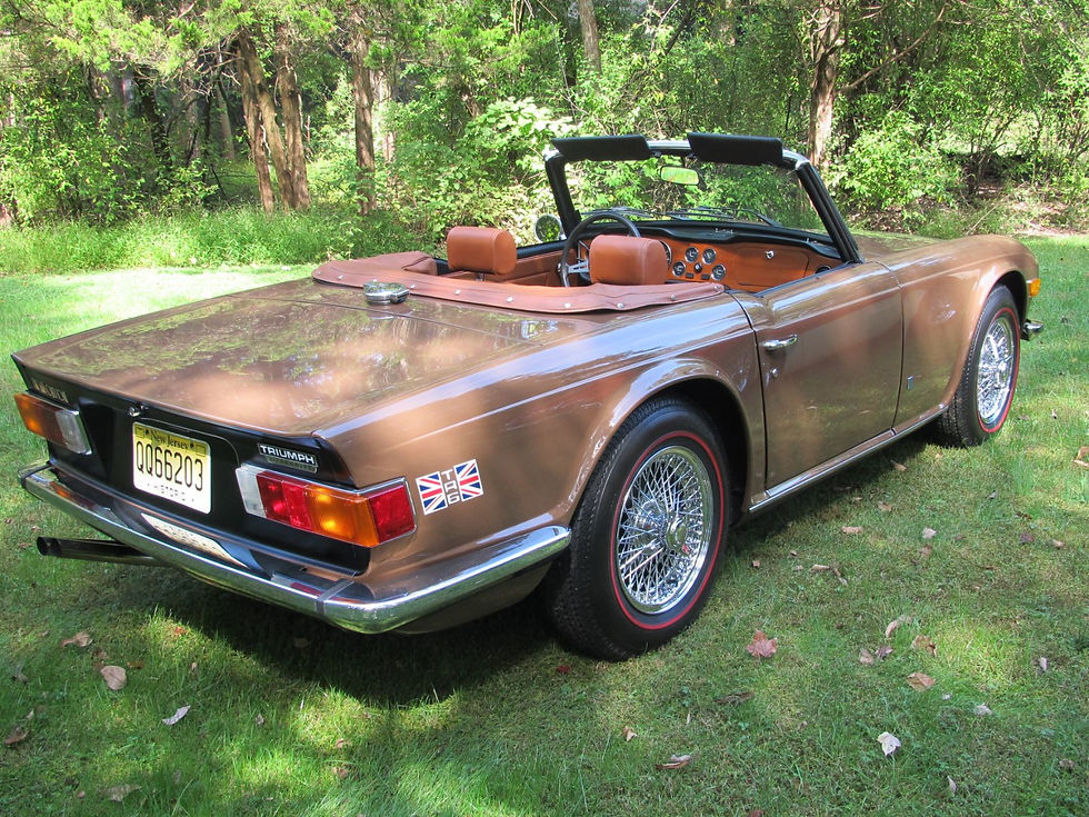 TR6 Rear