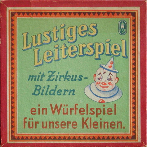 Lustiges Leiterspiel - mit Zirkusbildern