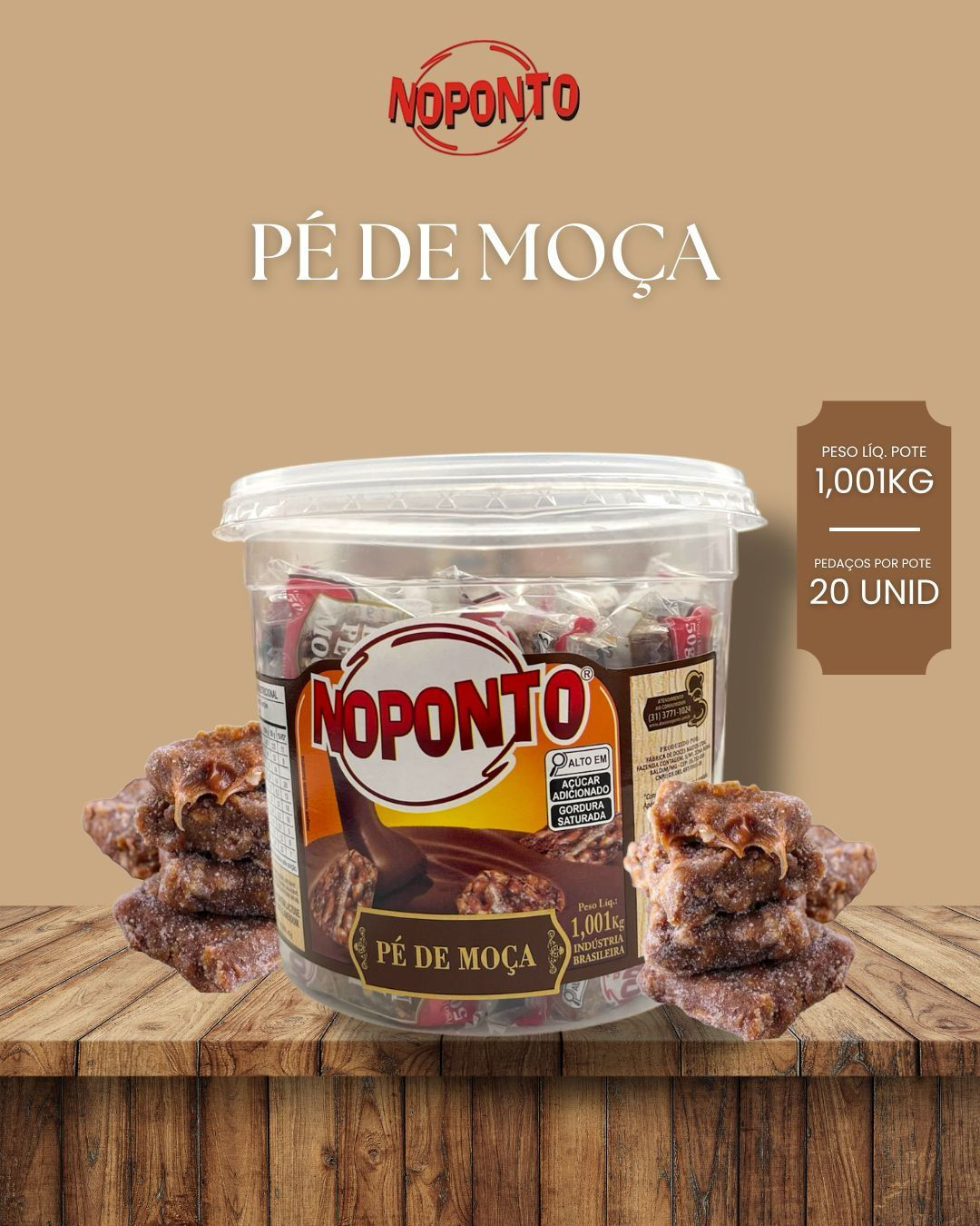 No Ponto - Pote Pé de Moça