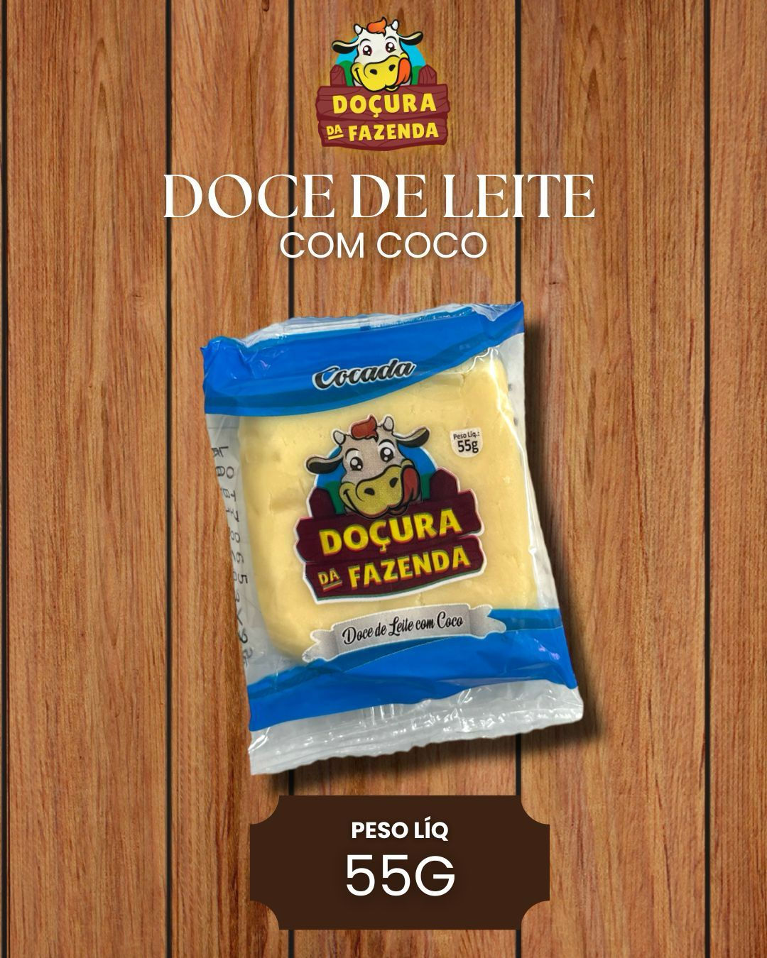 Doçura da Fazenda - Leite com Coco.