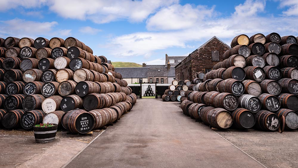 Springbank barrel yard