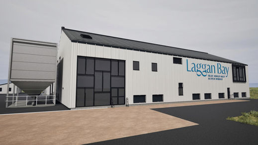 Laggan Bay distillery in Islay Under Construction