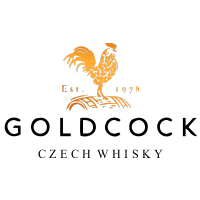 Goldcock distillery logo Czech Republic