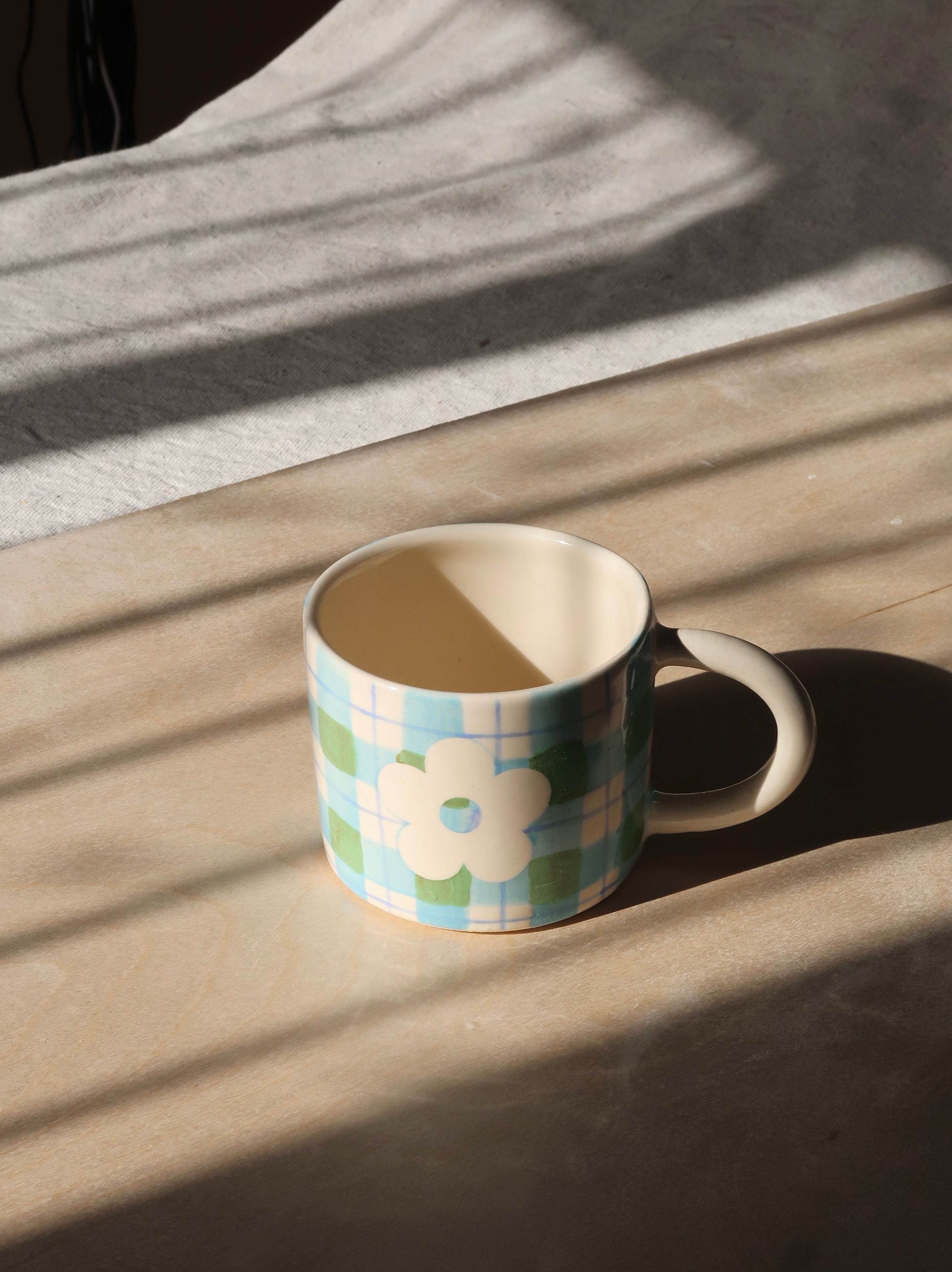 Plaid ✿ Mug | Blue