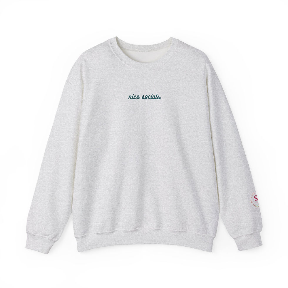 Thumbnail: Nice social Unisex Heavy Blend™ Crewneck Sweatshirt