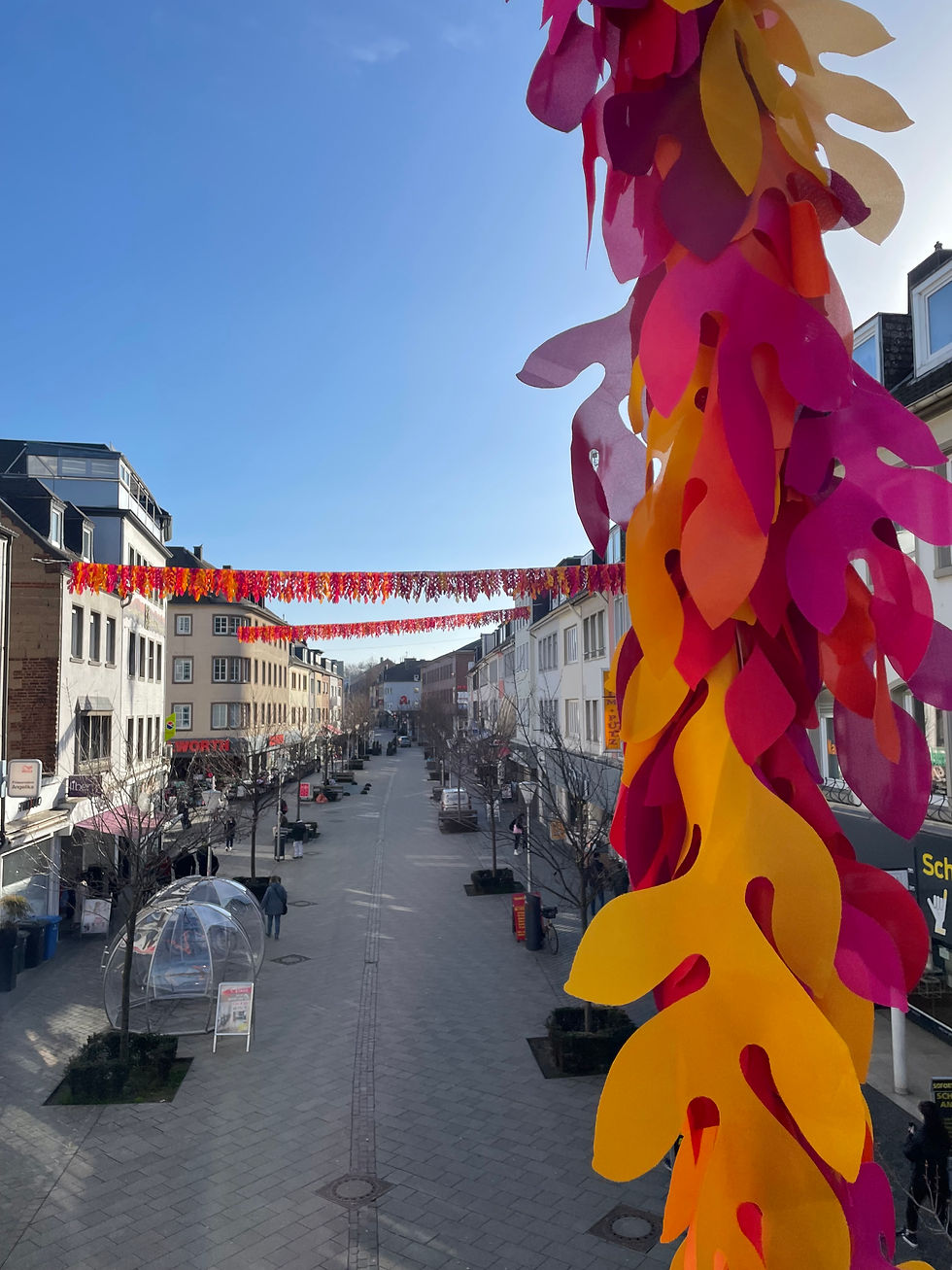 Farbenfrohe Akzente für die Dürener Innenstadt