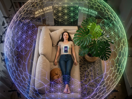 woman rewiring her brain to resist stress via chakra music
