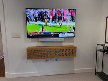 Floating TV Media Console