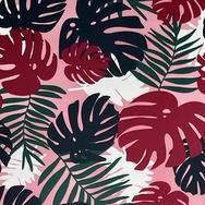 Spandex à motifs tropicaux