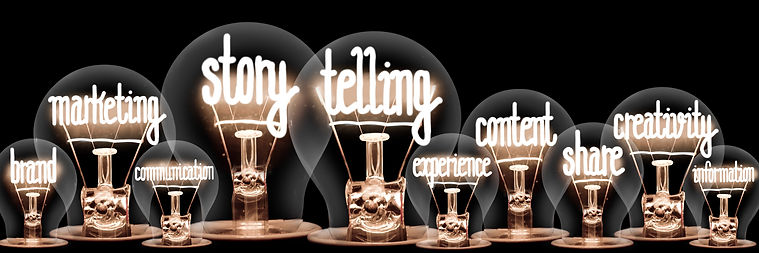 Light-Bulbs-with-Story-Telling-Concept-1