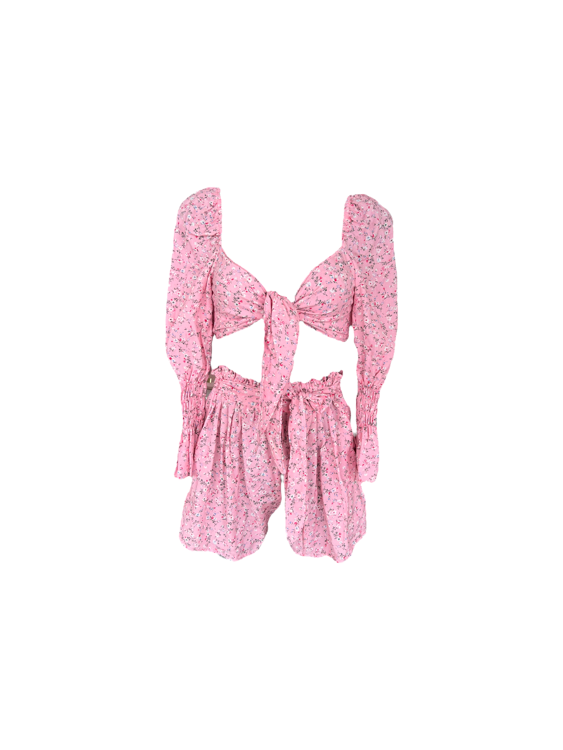 Marisol Pink Floral Matching Set