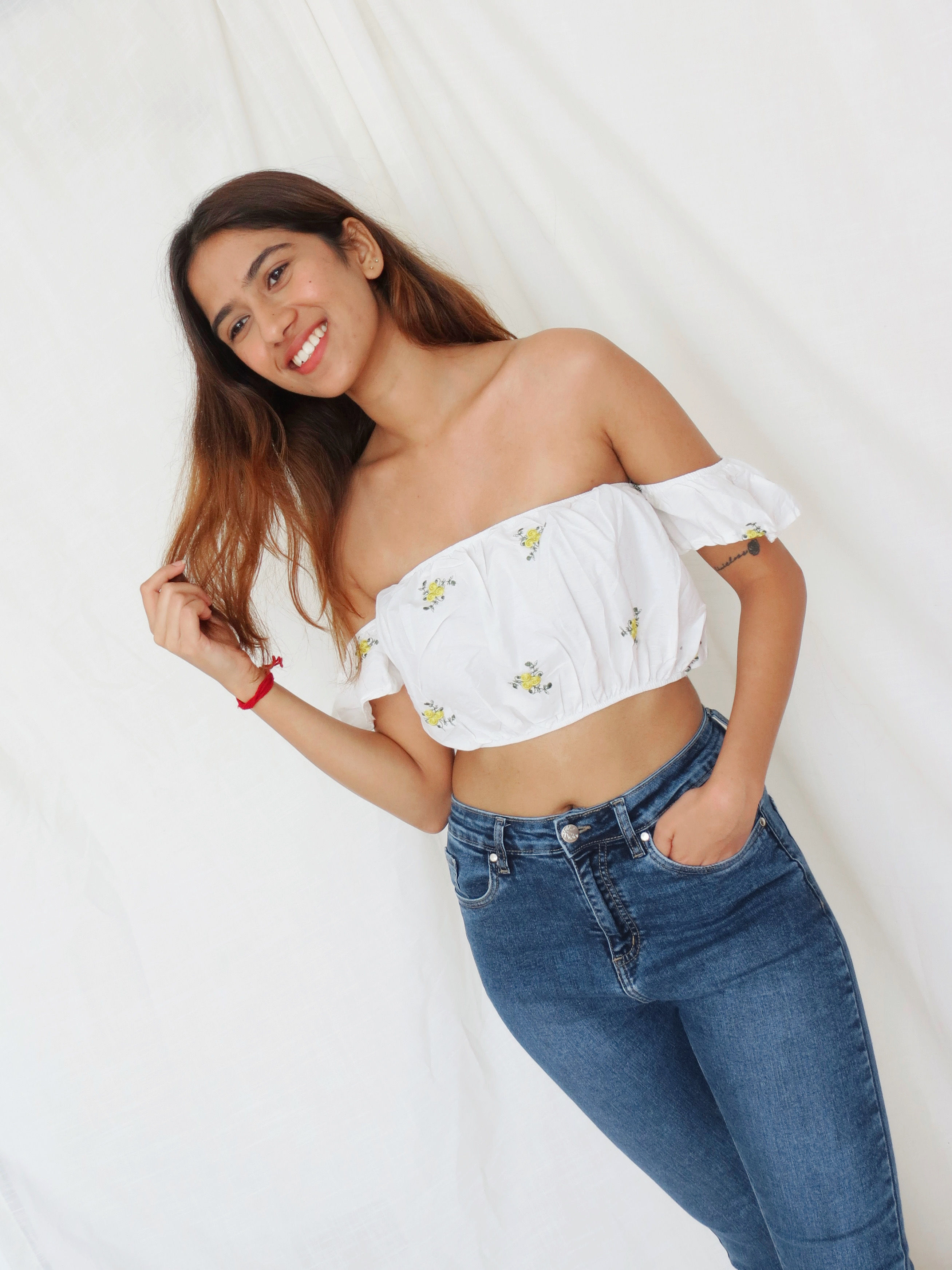 Love Floral Crop Top