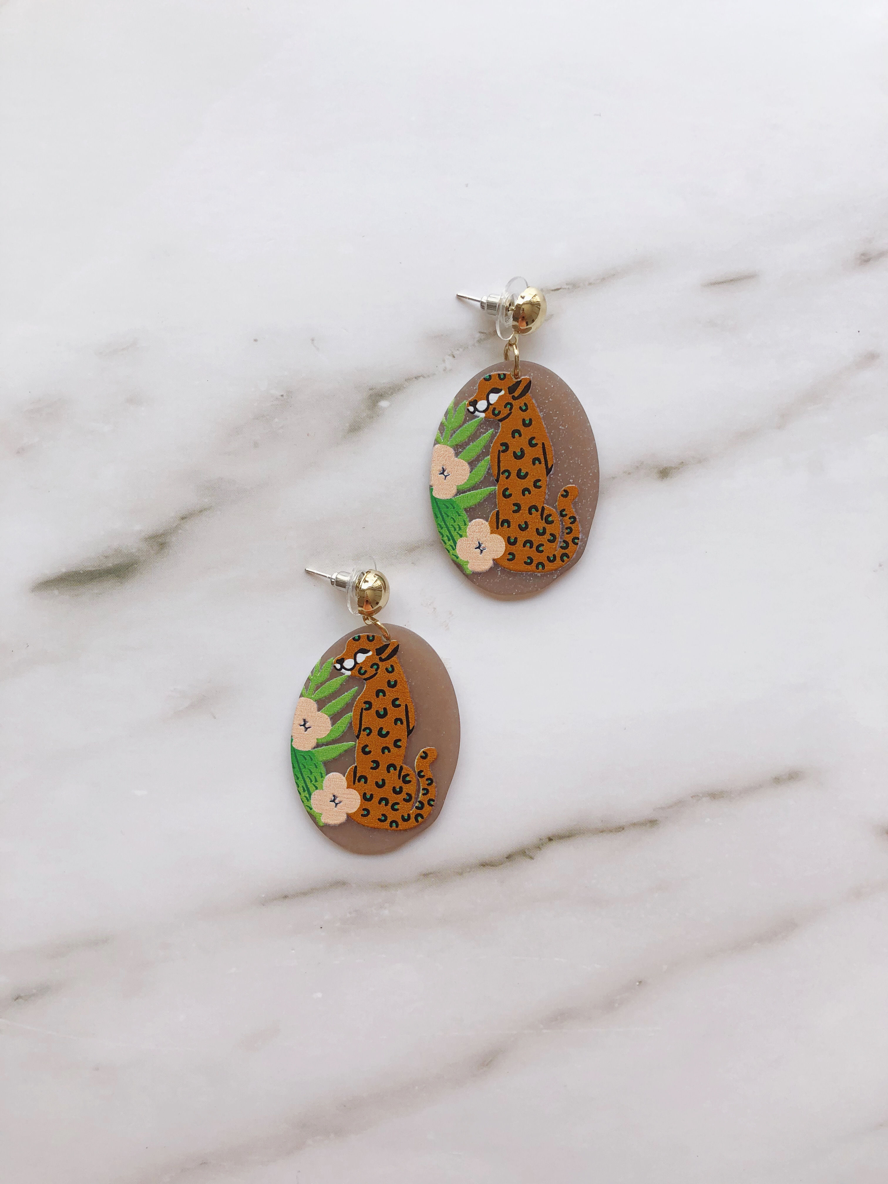 Leopard Safari Earrings