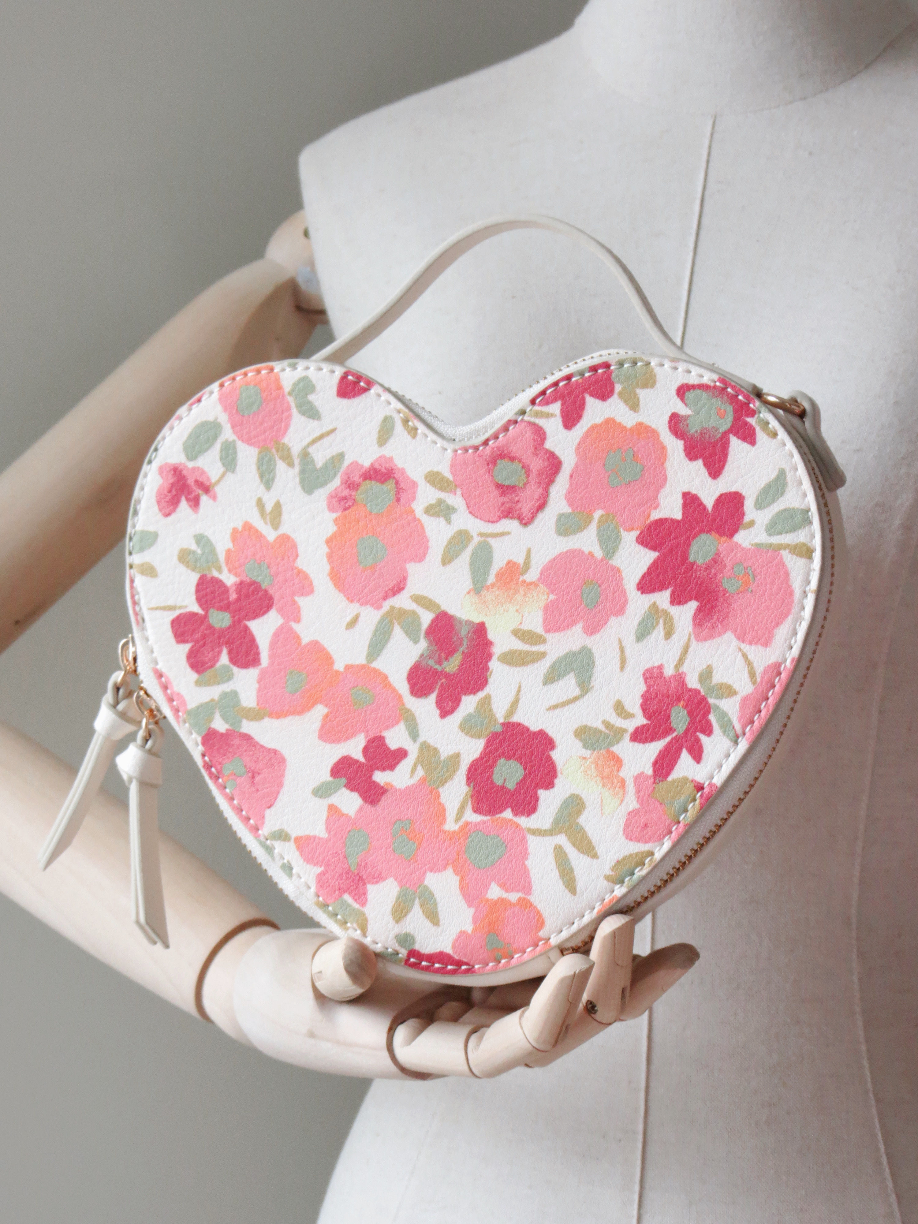 Floral Heart Crossbody