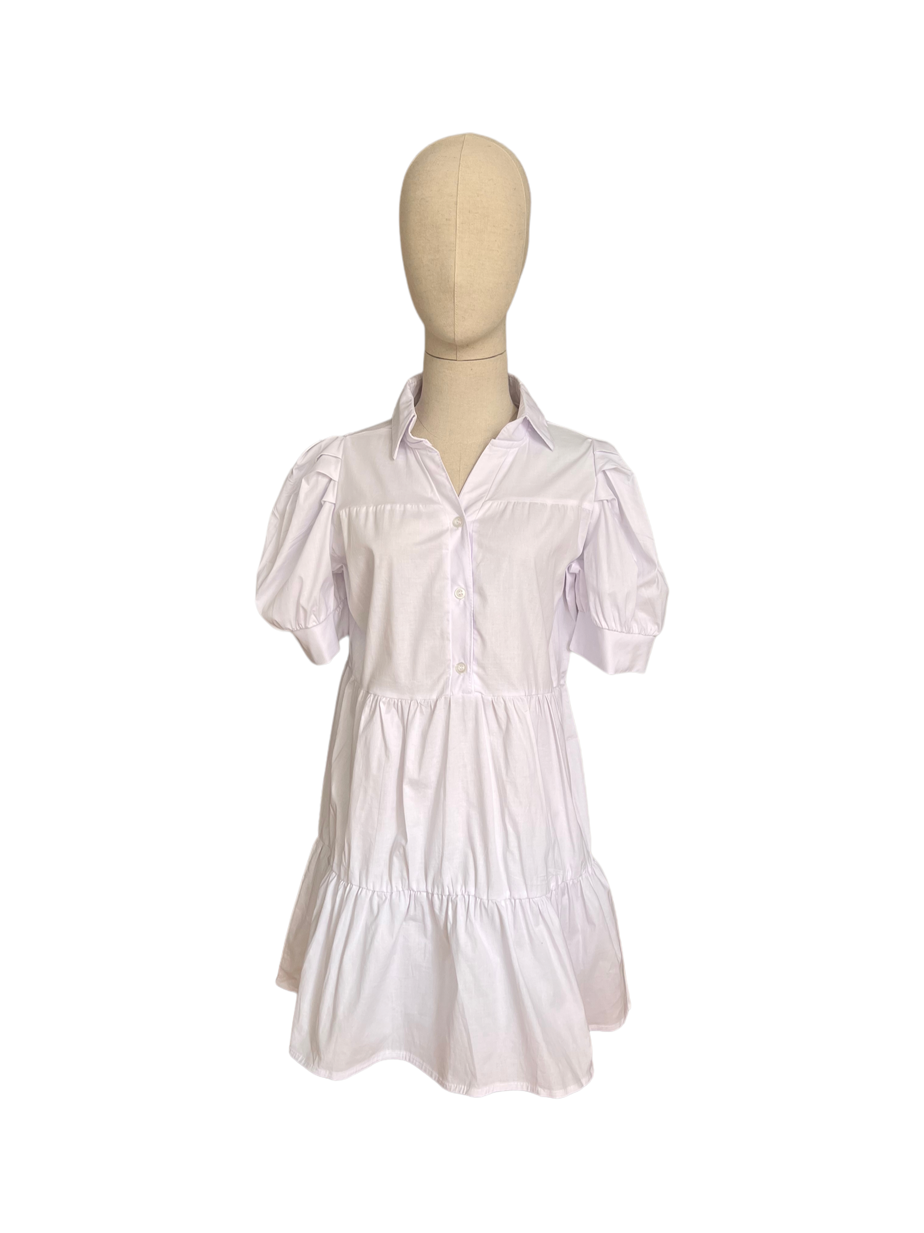 Sarai White Mini Dress