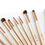 Miniatura: Nude 14 piece kabuki Brush Set Rose Gold