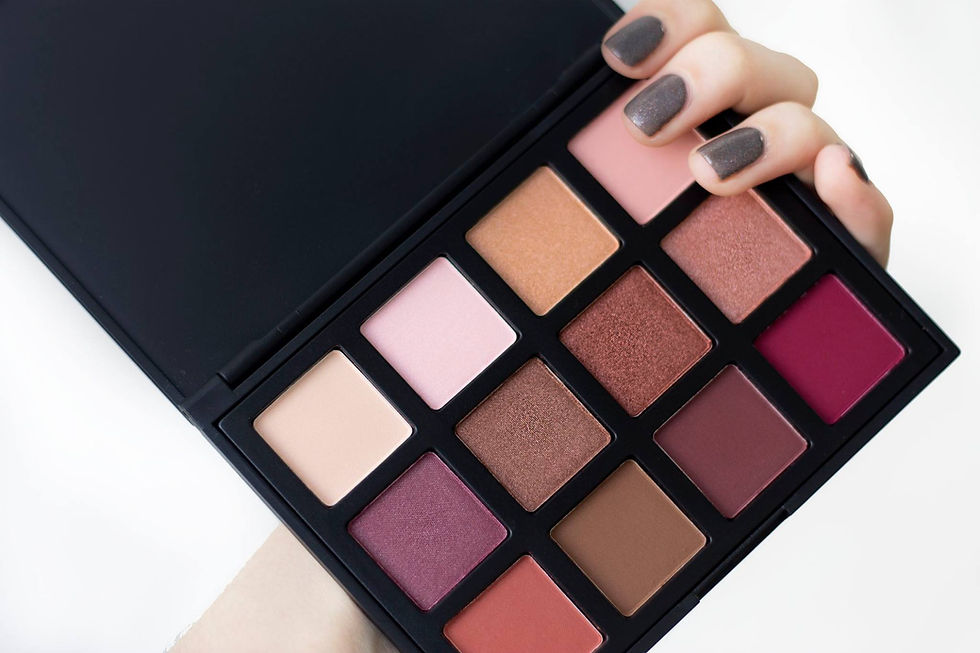 12 luxury eyeshadow rose