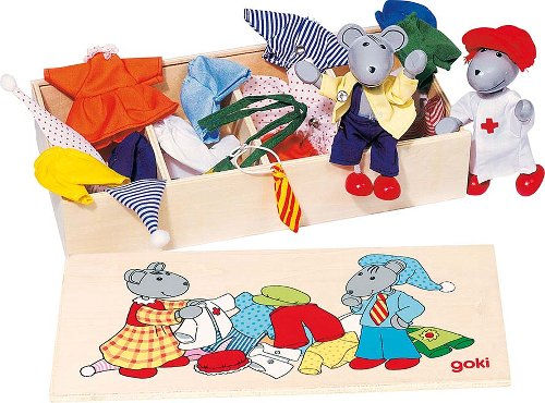 Miniaturbild: Biegepuppen Ankleidekiste