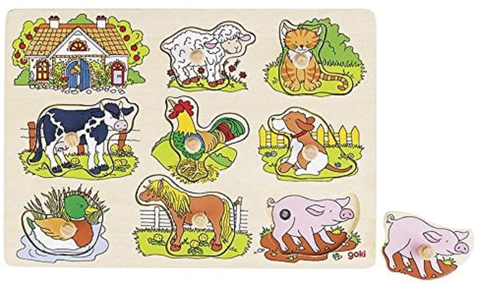 Steckpuzzle Tierstimmen Bauernhof