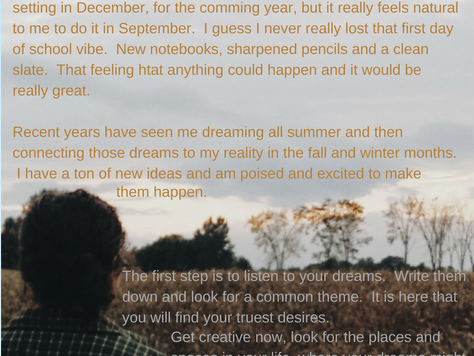 September - Time to Make Dreams Come True