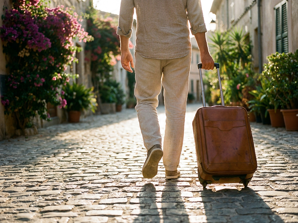 Arriving on Holiday