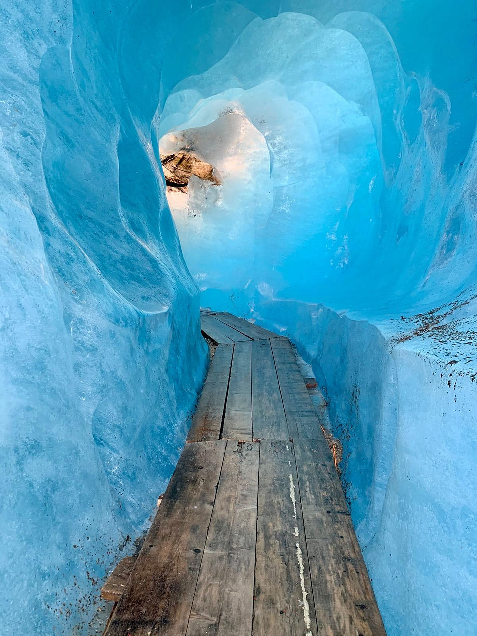 Glistening Ice Tunnels