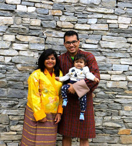 traditional Gho and Kira is a 16th century old custom