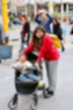 Exploring Sofia with my little adventurer in tow