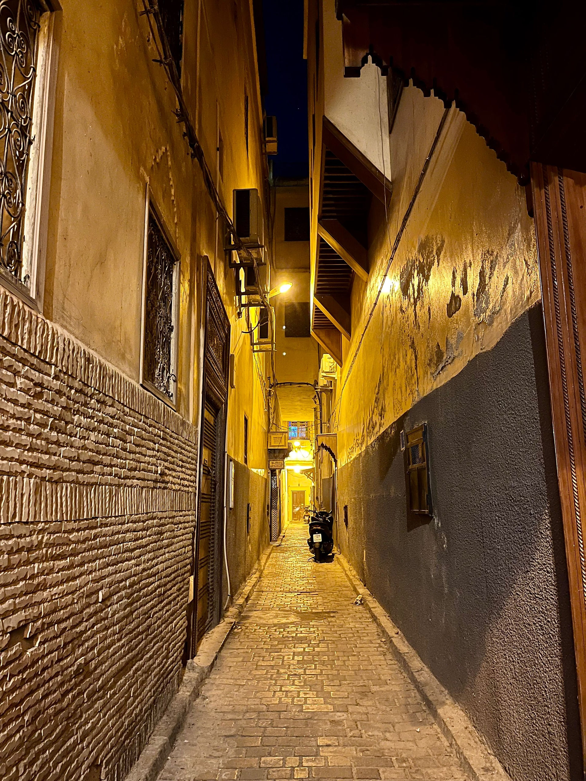 Golden glows illuminate Fes