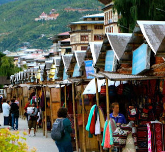 Norzim Lam street in Thimphu is the best place to buy souvenirs