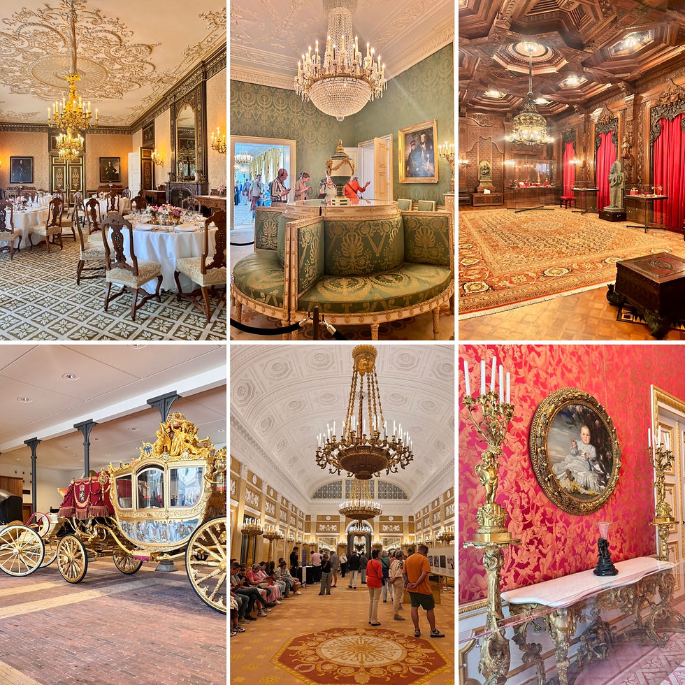 The stylish interiors and historical charm of Noordeinde Palace and the Royal Stables really showcase the luxury and grandeur of Dutch royalty.