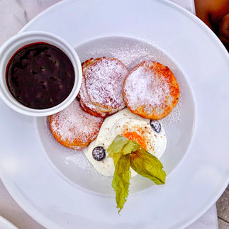 Czech Pancakes with Cream