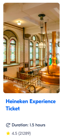 GetYourGuide Heineken