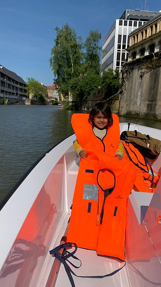 Exploring Metz by boat