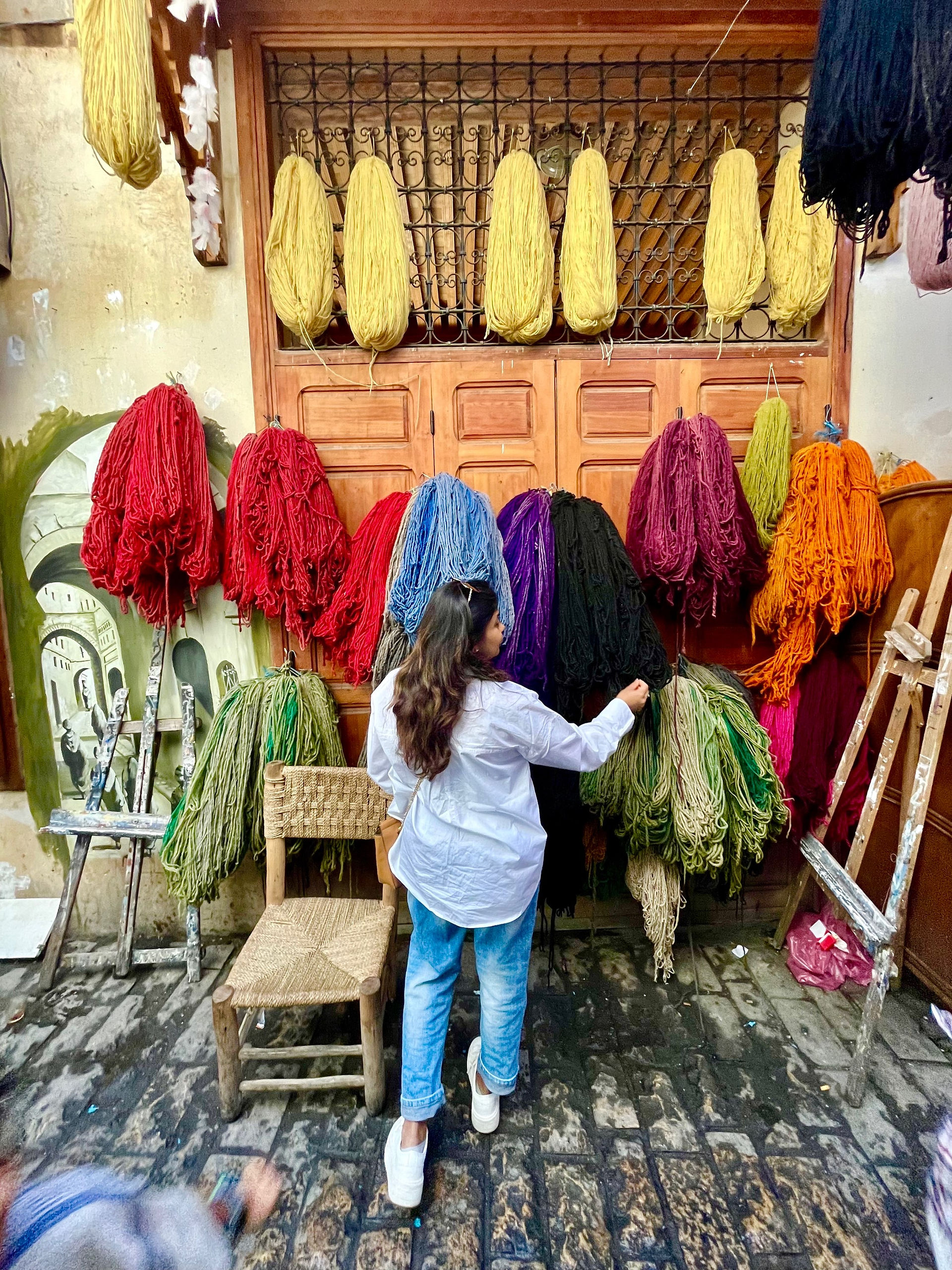 Sabaghine Souk fabric dyers