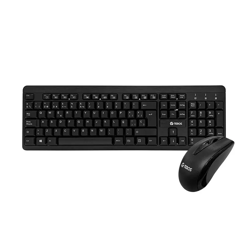 KIT TECLADO Y MOUSE INALÁMBRICO TEROS - TE4061N