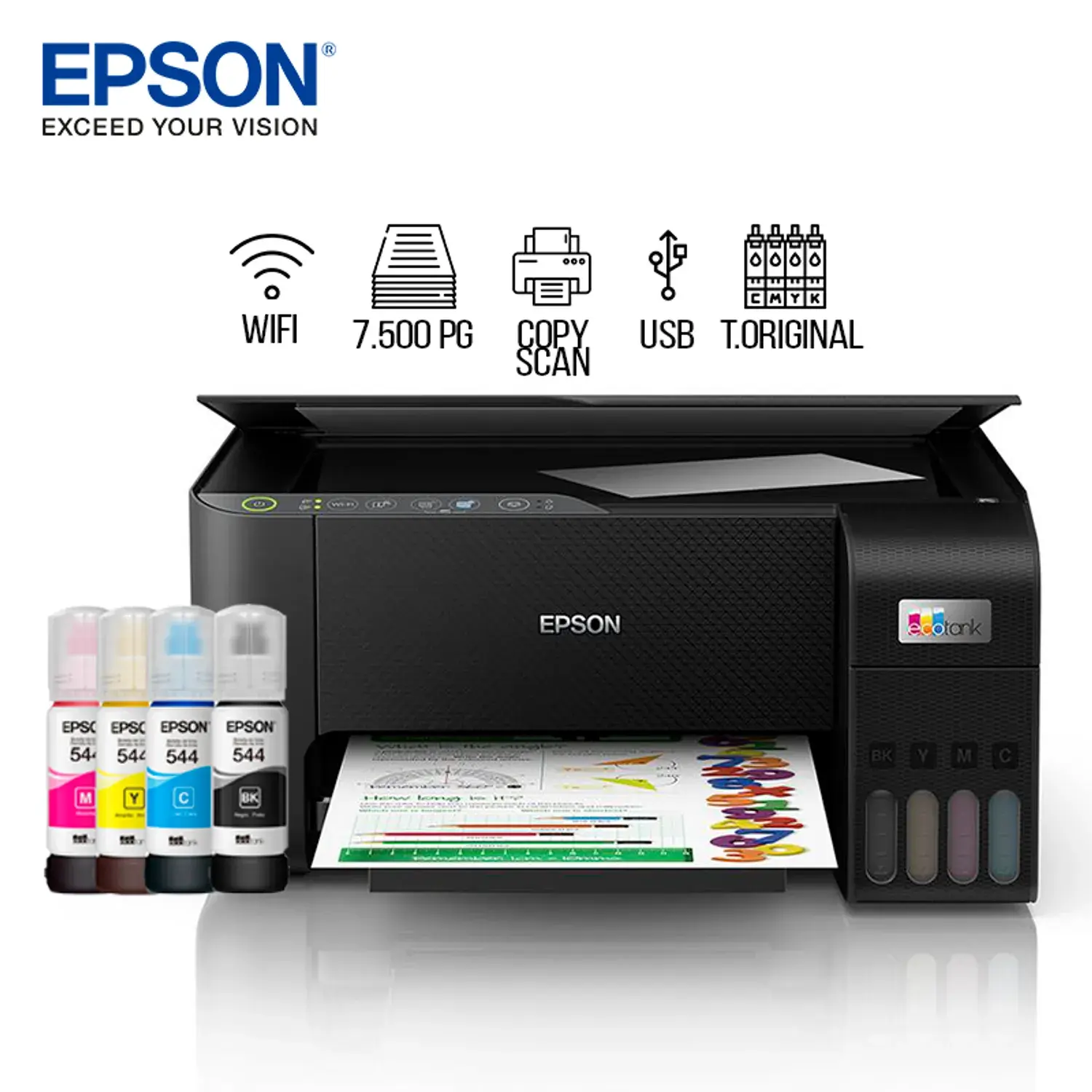 IMPRESORA EPSON ECOTANK L3250 Multifuncional