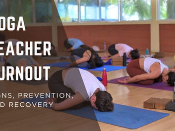 yoga teacher burnout